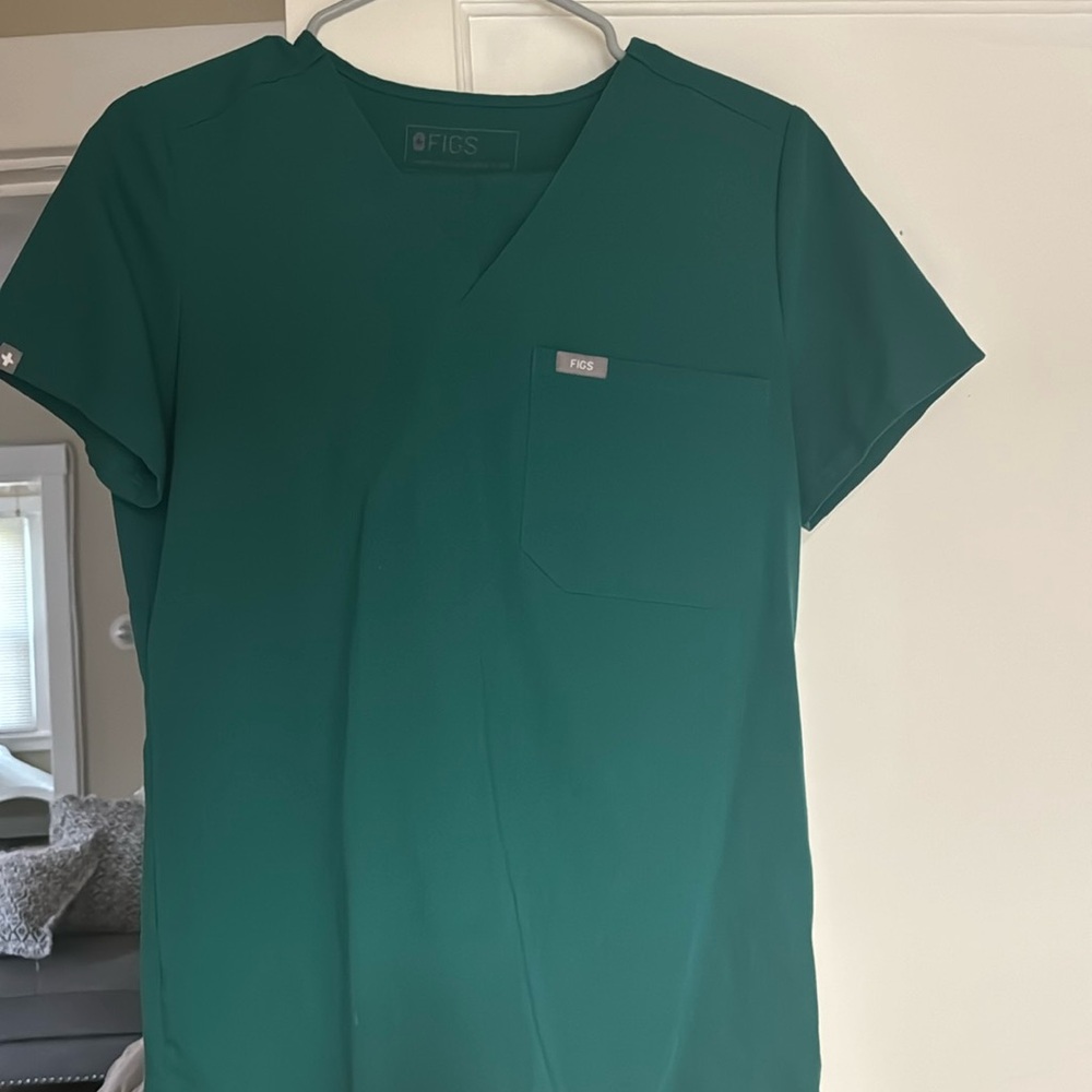 Figs Hunter Green set XS